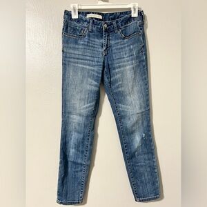 Pilcro and the Letterpress Skinny Jeans | Medium Wash Stretch Denim